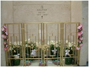 Aaliyah Haughton buried at Ferncliff Cemetery in Hartsdale, New York