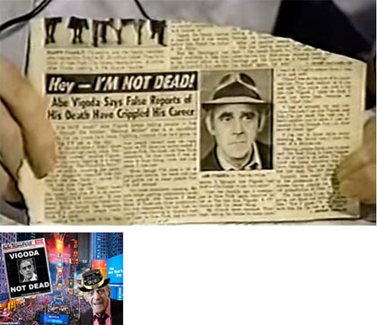 Abe Vigoda false report of his death