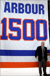 Al Arbour coached 1500 games