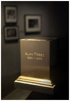 Alan Reed's ashes at the Rock & Roll Hall of Fame