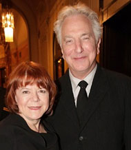 Alan Rickman and Rima Horton