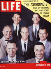 Alan Shepard on cover of LIFE magazine