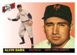 Alvin Dark on the Giants, playing Short Stop