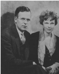 Amelia Earhart with Samuel Chapman