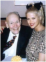 J. Howard Marshall with Anna Nicole Smith