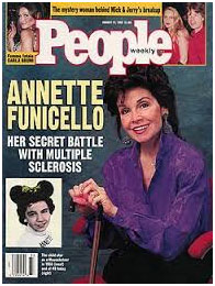 Annette Funicello on the cover of People magazine