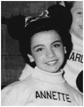 Annette Funicello while on Mickey Mouse Club