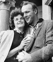 Arnold Palmer with his first wife