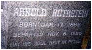 Arnold Rothstein grave site