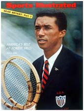 Arthur Ashe on the cover of Sports Illustrated