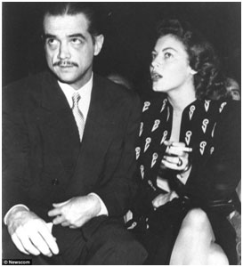 Ava Gardner and Howard Hughes