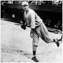 Babe Ruth Pitching