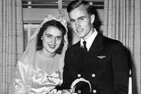 Barbara Bush wedding photo