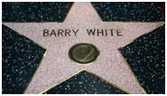 Barry White star on Hollywood's Walk of Fame