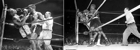 Benny Paret fighting Emile Griffith