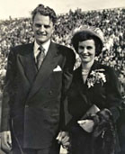 Billy Graham and wife