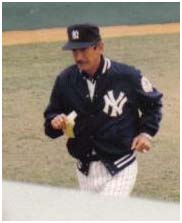 Billy Martin managing the Yankees