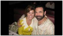 Billy Mays with second wife Deborah