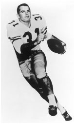 Brian Piccolo playing high school football