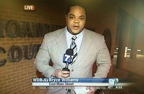 Bryce Williams working for WDBJ-TV