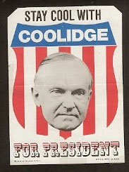 Calvin Coolidge campaign poster