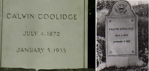 Calvin Coolidge grave