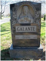 Carmine Galante buried at St. John's Cemetery in Middle Village, Queens