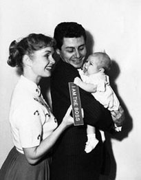 Carrie Fisher baby photo with her parents