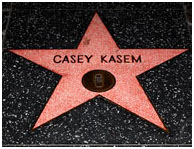 Casey Kasem star on Hollywood's Walk of Fame
