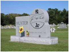 Catfish Hunter grave