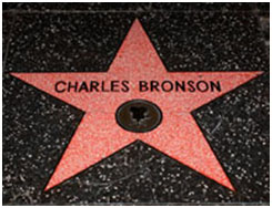 Charles Bronson star on holywood walk of fame