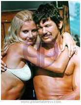 Charles Bronson with Jill Ireland