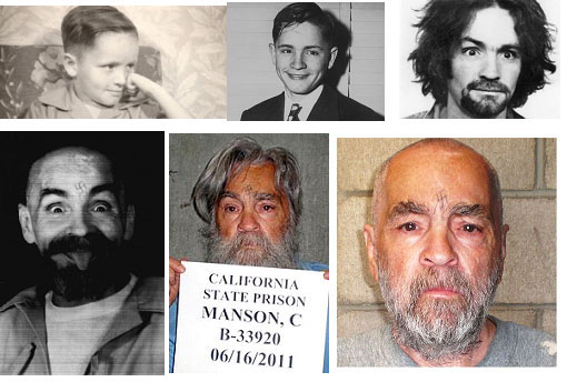 Charles Manson through the years