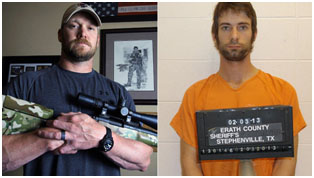 Chris Kyle and Eddie Ray Routh