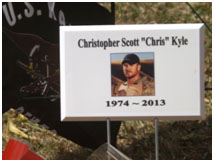 Chris Kyle's grave