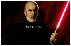 Christopher Lee in Star Wars