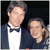 Christopher Reeve with Dana Morosini