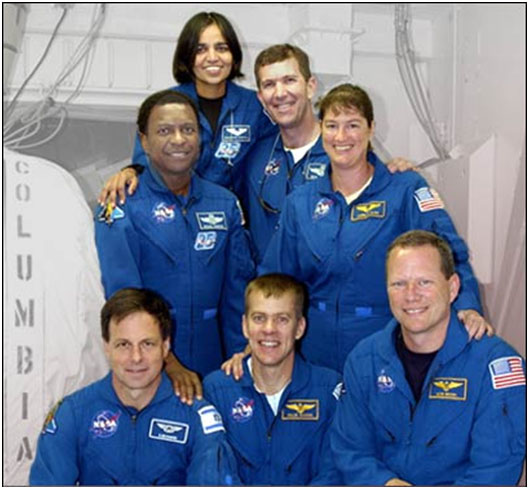 Columbia Shuttle crew