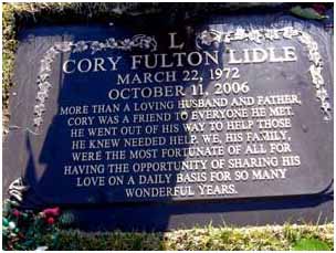 Cory Lidle buried in Forest Lawn Memorial Park in Covina, California