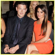 Corey Monteith with Lea Michelle