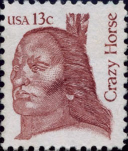 Crazy Horse postage stamp
