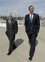 Dan Rooney and President Obama