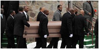 Dave Duerson's funeral