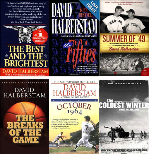 David Halberstam book covers