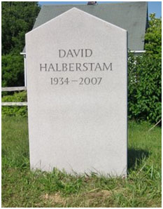 David Halberstam grave