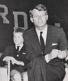 David Kennedy with his father