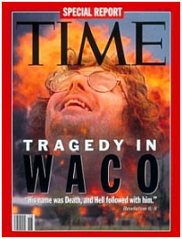 David Koresh on the cover of Time magazine