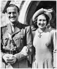 David Niven and his wife