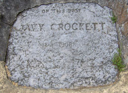 Davy Crockett birthplace