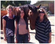 Davy Jones with his daughters from his first wife